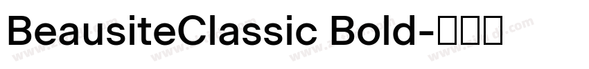 BeausiteClassic Bold字体转换 BeausiteClassic Bold字体转换